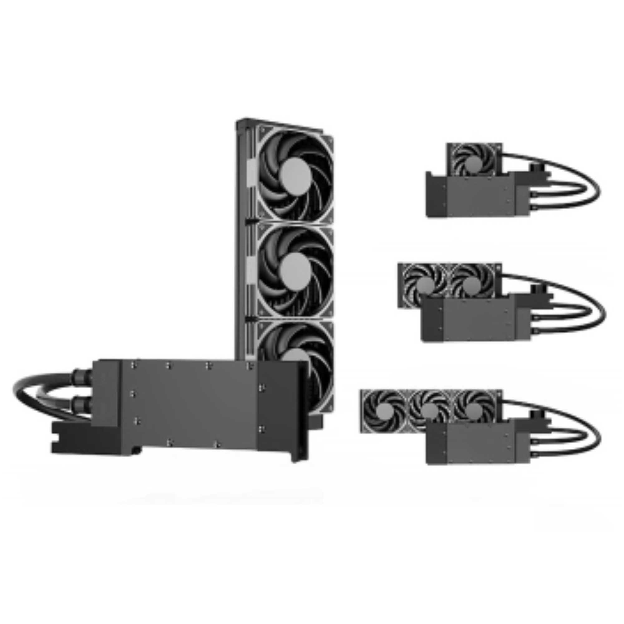 Bykski B-FRD-TESLA-A100 AIO with 120mm, 240mm, and 360mm radiator options